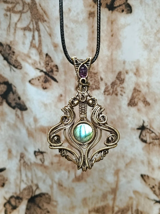 Day 26 Wire wrapping divine pendant ideas