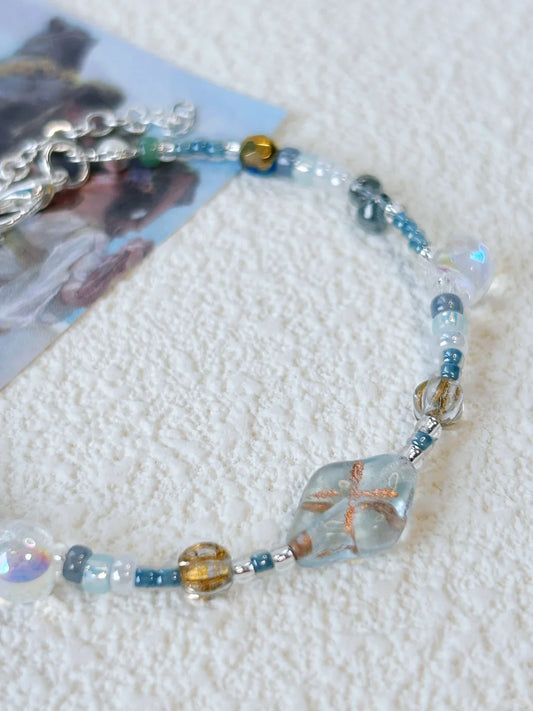 Ocean Blue Glaze Bracelet