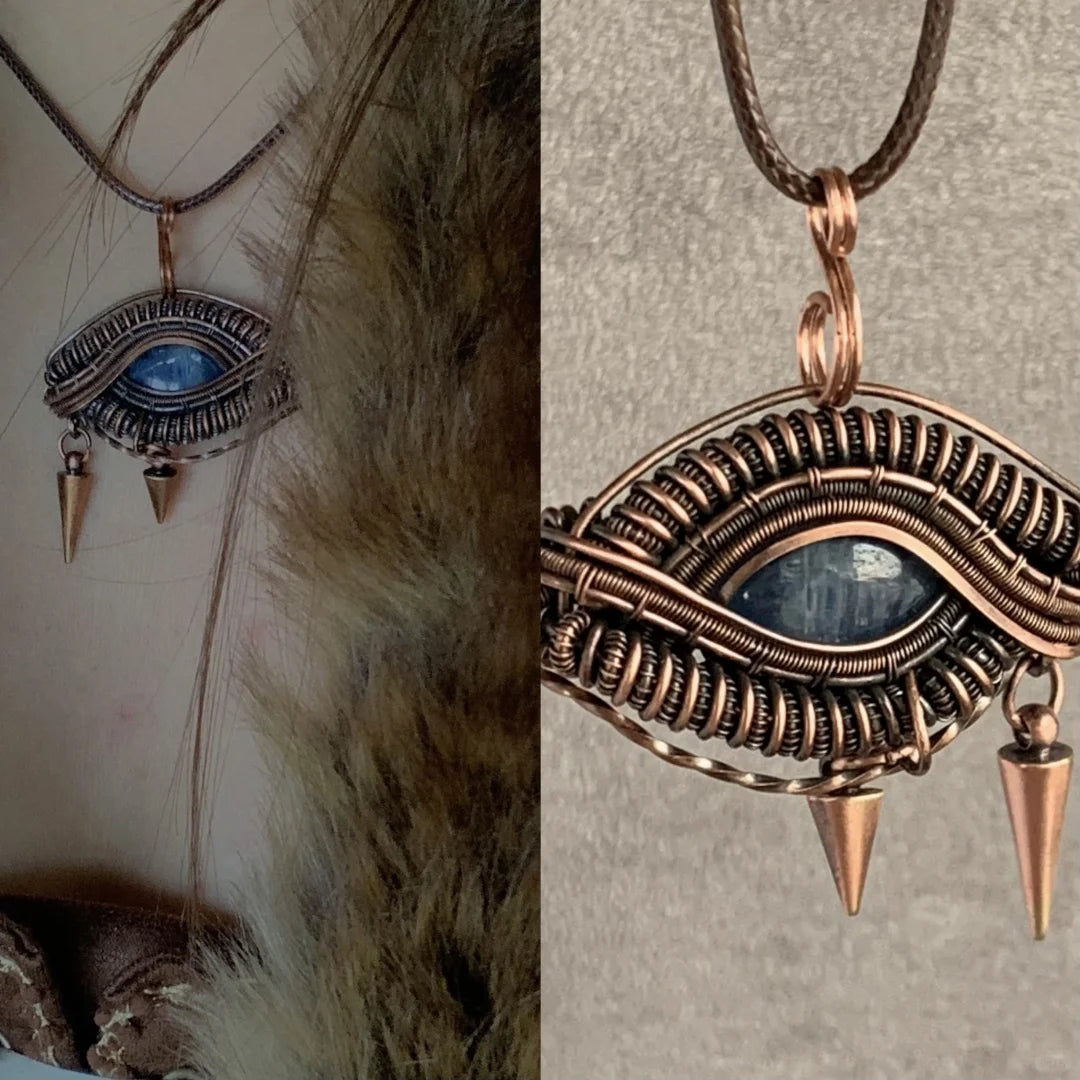 Eye of Horus Wire Wrapping Pendant