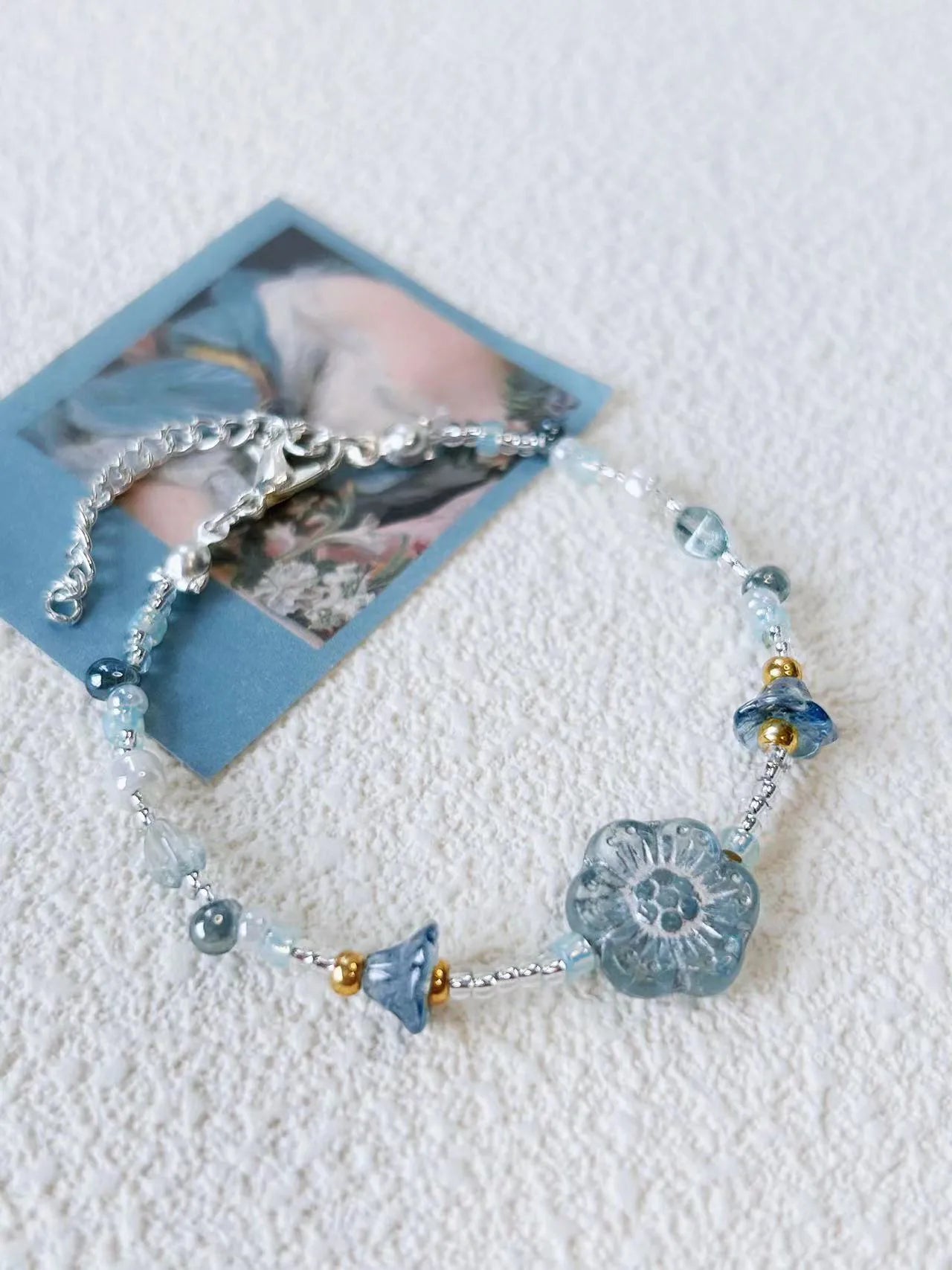 Blue Glaze handmade Bracelet