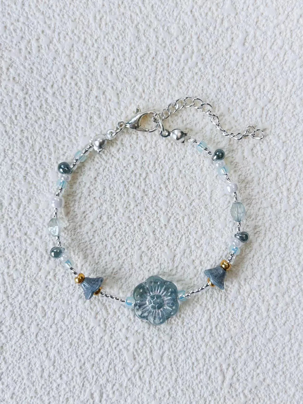 Blue Glaze handmade Bracelet