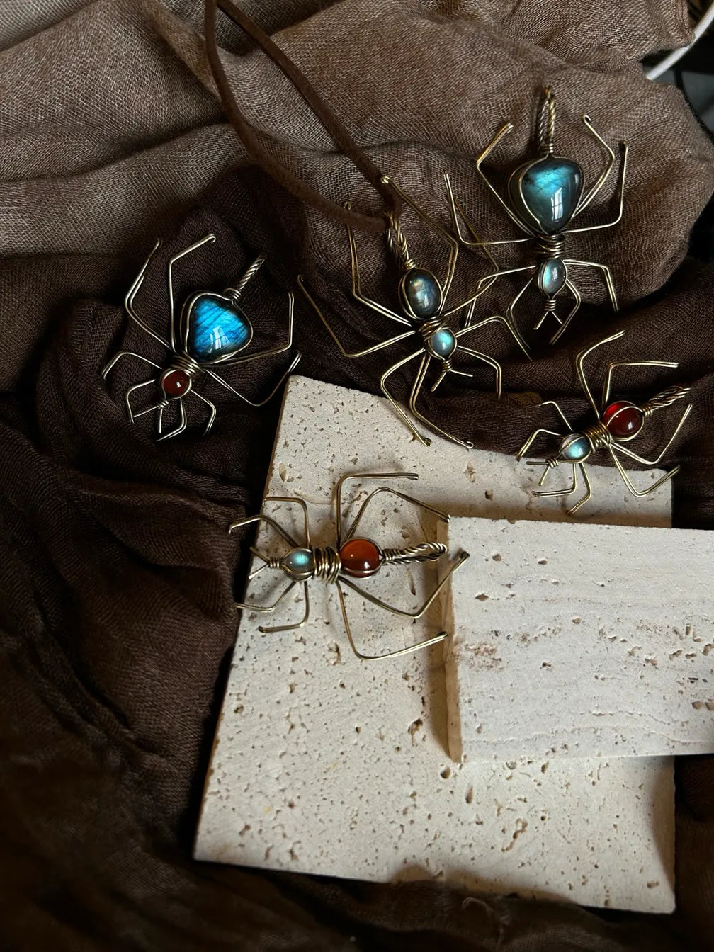 Spider Labradorite pendant