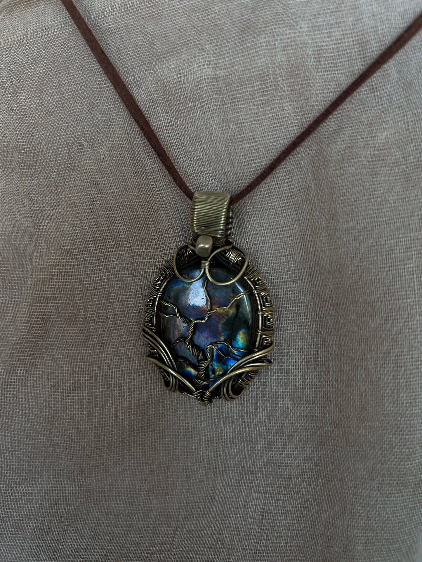 Forest Magic Labradorite Pendant