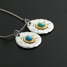 Load image into Gallery viewer, Silver Jewelry Vintage Thai Eagle Turquoise Pendant
