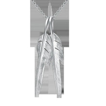 Load image into Gallery viewer, Sterling Silver Necklaces Feather Chain
