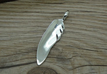Load image into Gallery viewer, Real silver feather Pendant
