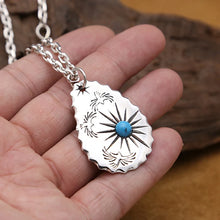 Load image into Gallery viewer, fashion turquoise tag handmade Thai silver pendants
