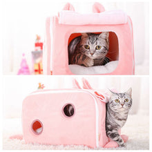 Load image into Gallery viewer, Cat Pink Bed
