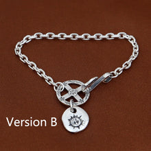 Load image into Gallery viewer, fashion retro eagle silver bracelet
