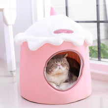 Load image into Gallery viewer, Cat Pink Bed
