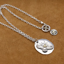 Load image into Gallery viewer, Engraving Flying Eagle Silver Pendant

