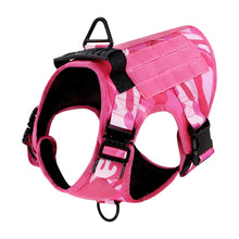 Load image into Gallery viewer, Pink Tactical Dog Harness
