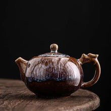 Load image into Gallery viewer, Glaze Faucet Handle Yixing Zisha Teapot Clay Puer Tea Brewing Gaiwan
