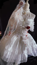 Load image into Gallery viewer, Vintage Terror Blood Bride Halloween Party Dresses
