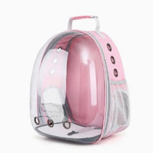 Load image into Gallery viewer, Astronaut Dog Cat Pink Carrier
