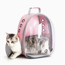 Load image into Gallery viewer, Astronaut Dog Cat Pink Carrier
