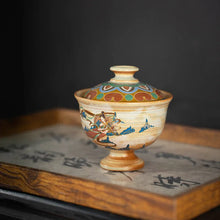 Load image into Gallery viewer, Dunhuang Tureen Single Cup Household Kweichow Moutai Cultural and Creative Kung Fu Tea Set High-End Tea Brewing Bowl Gaiwan

