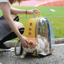 Load image into Gallery viewer, Astronaut Dog Cat Pink Carrier
