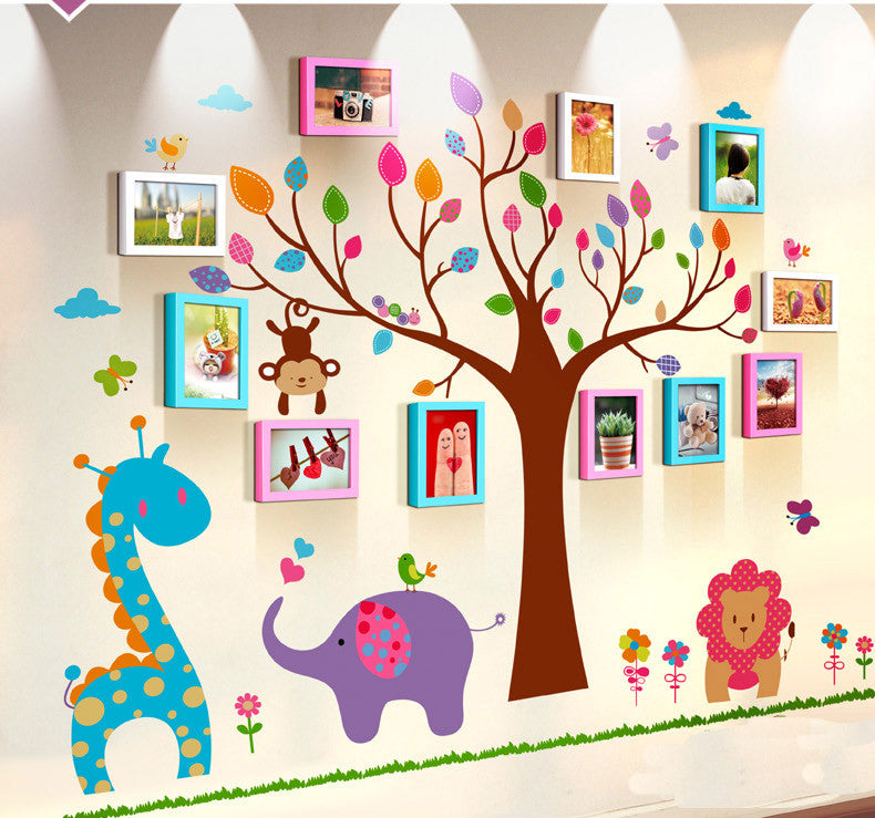 Unique family photo wall decor - WallDecal