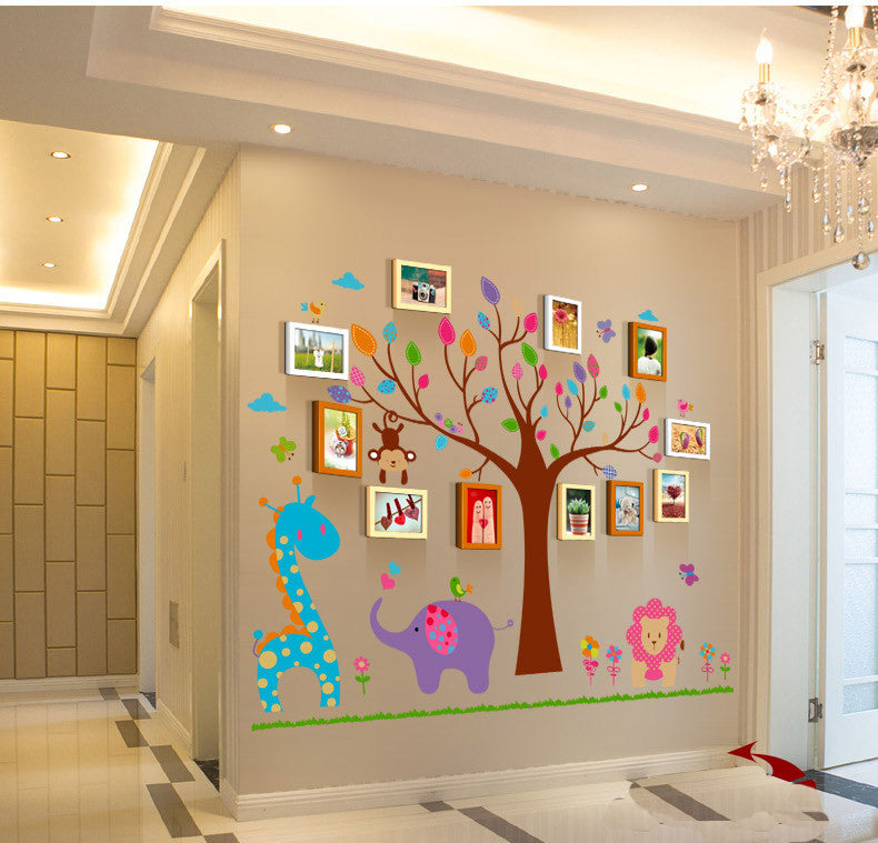 Unique family photo wall decor - WallDecal