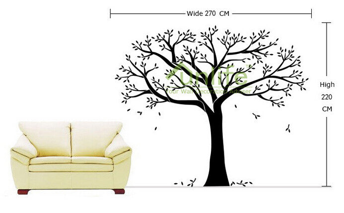 Family Tree Wall Decal - Photo frame tree Decal - Family Tree Wall Sticker - WallDecal