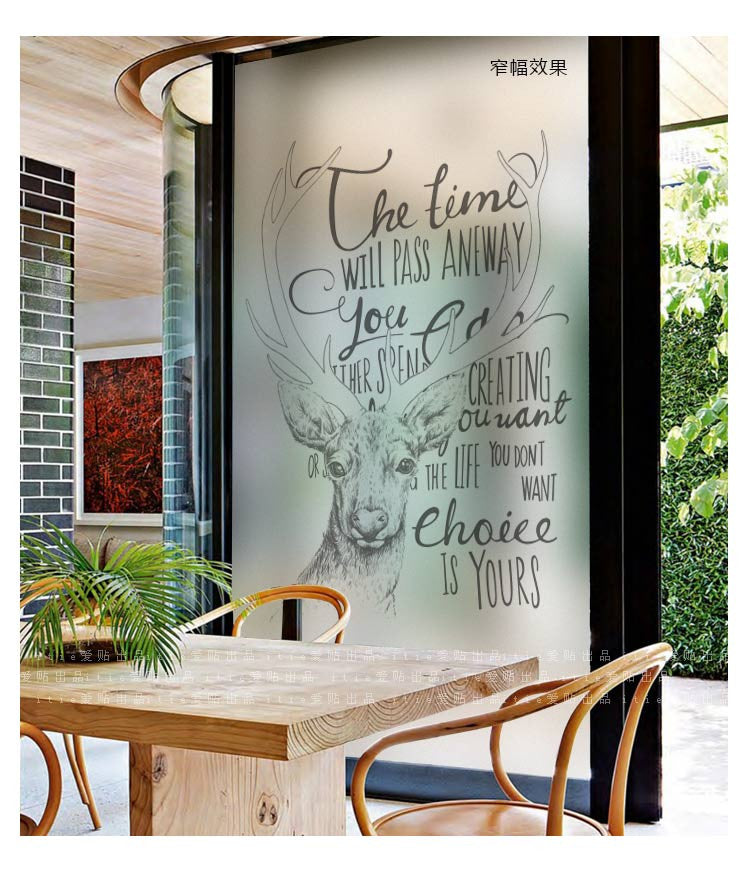 Time Deer Wall Sticker - WallDecal