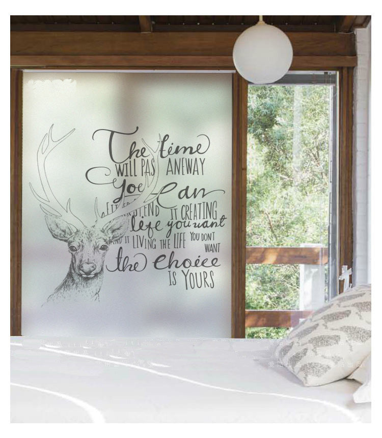 Time Deer Wall Sticker - WallDecal