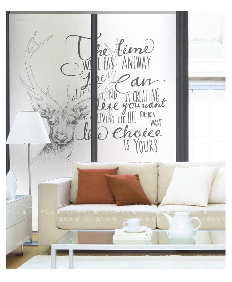 Time Deer Wall Sticker - WallDecal