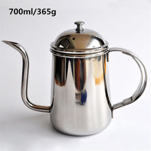 Load image into Gallery viewer, 700ML highquality stainless steel fine mouth pot / Creative kettle coffee percolator and tea pot kitchen tools
