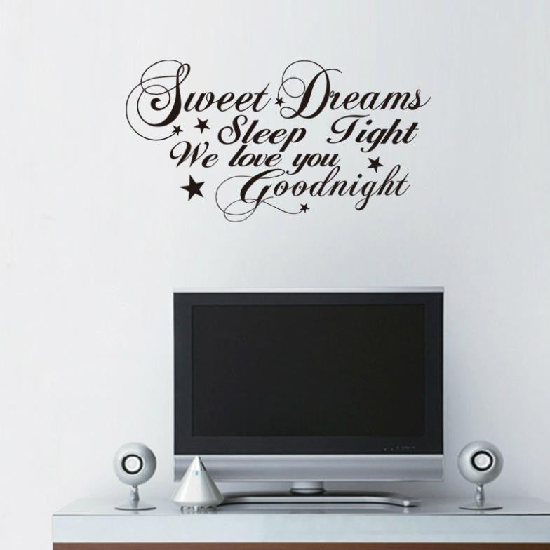 2014 Hot Sale Sweet Dreams The Living Room Bedroom Wall Stickers Whole ...