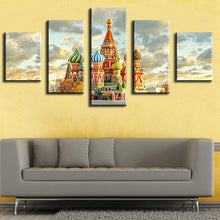 Load image into Gallery viewer, 5 Piece moscow-kremlin Modern Home Wall Decor Canvas Picture Art HD Print WALL Painting Set of 5 Each Canvas Arts Unframe
