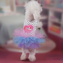 Load image into Gallery viewer, Cute Small Dog Dresses with Polka Dot Top Skirt
