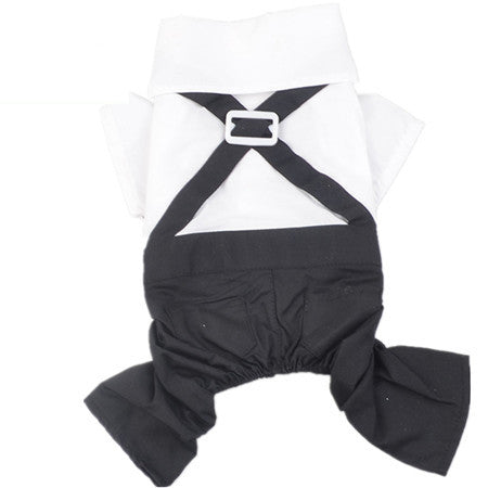 Spring Summer 100% Cotton Dogs Shirts Black And White Coat For Small Large Dogs Size S M L XL Pet Clothing Free Shipping