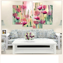 Load image into Gallery viewer, Frameless Flower Print on Canvas Wall Painting Art Print and Poster Home Decoration Oil Paingting Picture for Living Room 4pcs
