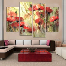 Load image into Gallery viewer, Frameless Flower Print on Canvas Wall Painting Art Print and Poster Home Decoration Oil Paingting Picture for Living Room 4pcs
