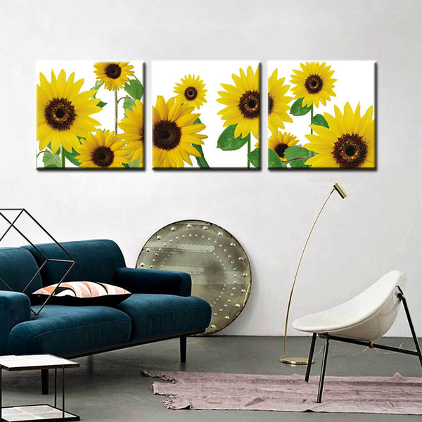 The Most Famous Living Room Painting Wall Art Picture Flower Sunflower ...