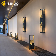 Load image into Gallery viewer, IISINUO Solar LED Outdoor Light Waterproof Garden Decoration Lamps for Balcony Courtyard Street Wall Lighting Outdoor Luminaires
