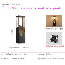 Load image into Gallery viewer, IISINUO Solar LED Outdoor Light Waterproof Garden Decoration Lamps for Balcony Courtyard Street Wall Lighting Outdoor Luminaires
