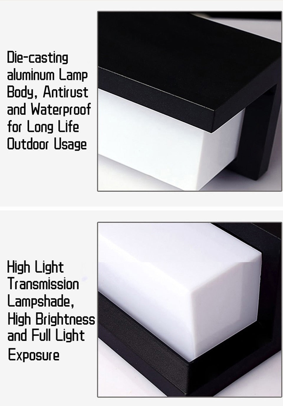 Modern Outdoor Wall Light Waterproof IP65 Motion Sensor LED Lighting 1 ...