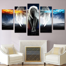 Load image into Gallery viewer, HD Printed 5 piece canvas art angel with wings painting anime room decor print poster wall art Free shipping/up-874
