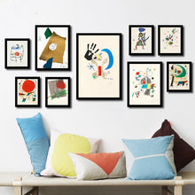 Load image into Gallery viewer, Personality graffiti decorative painting abstract simple modern children &#39;s room kindergarten murals bar wall paintings
