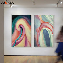 Load image into Gallery viewer, Georgia O&#39;keeffe Women Abstract Floral Oil Painting Canvas Art Print Painting Poster, Wall Picture For Living Room, Home Decor
