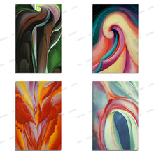 Load image into Gallery viewer, Georgia O&#39;keeffe Women Abstract Floral Oil Painting Canvas Art Print Painting Poster, Wall Picture For Living Room, Home Decor
